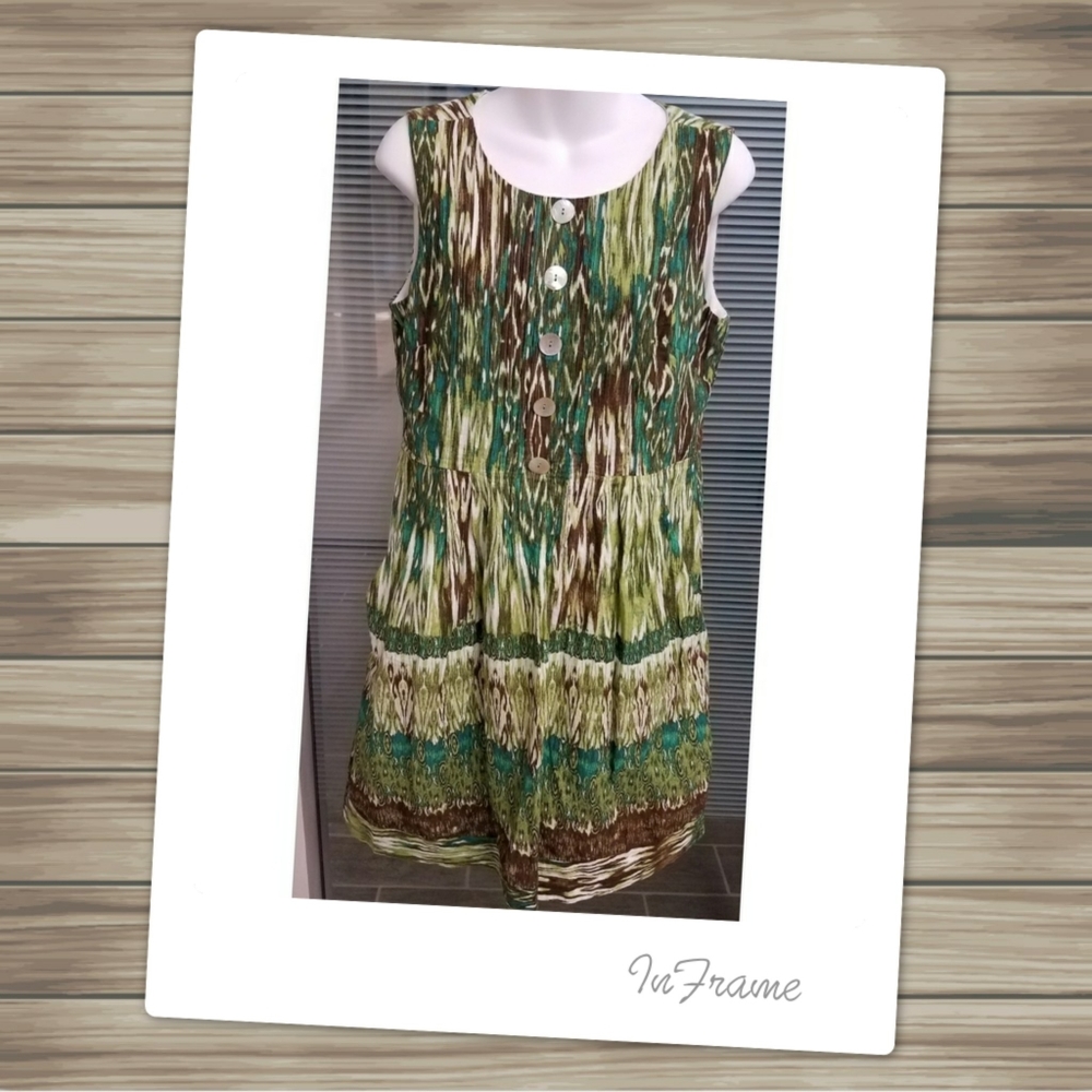 Dressbarn Earthy Casual with Pockets Dress